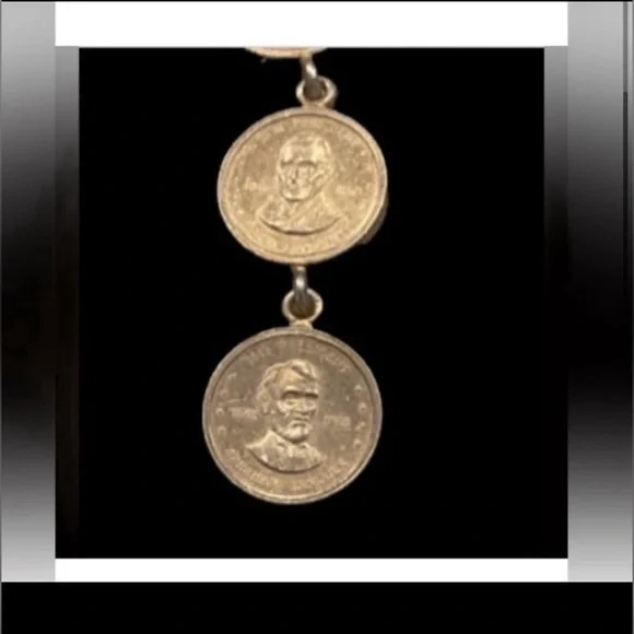 Vintage Sterling Silver Miniature US Coin Pierced Earrings #8181 - Picture 4 of 7